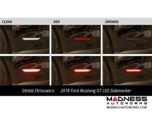 Ford Mustang Side Markers - set of 2 - LED - Smoked